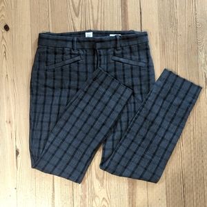 Gap Plaid Skinny Ankle Pants Size 2